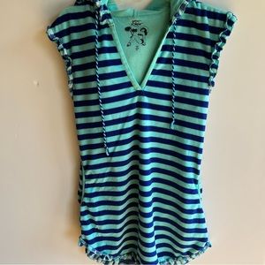 Betsey Johnson Striped Vintage Terry Tunic